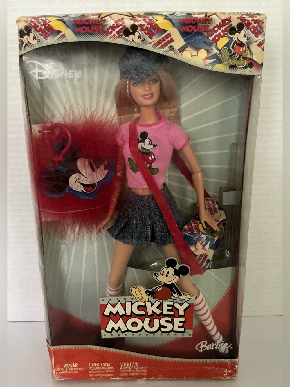 BARBIE LOVES MICKEY MOUSE DOLL